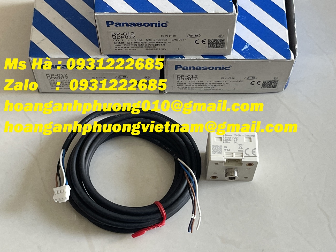 Panasonic - cảm biến áp suất DP series DP-012 hàng mới